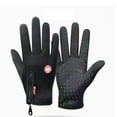 thumbnail image 1 of Guantes de invierno con forro polar, impermeables, con cremallera, para montar a caballo, pantalla táctil, para exteriores, montañismo, ciclismo, conducción, cálidos, antideslizantes, a prueba de, 1 of 6
