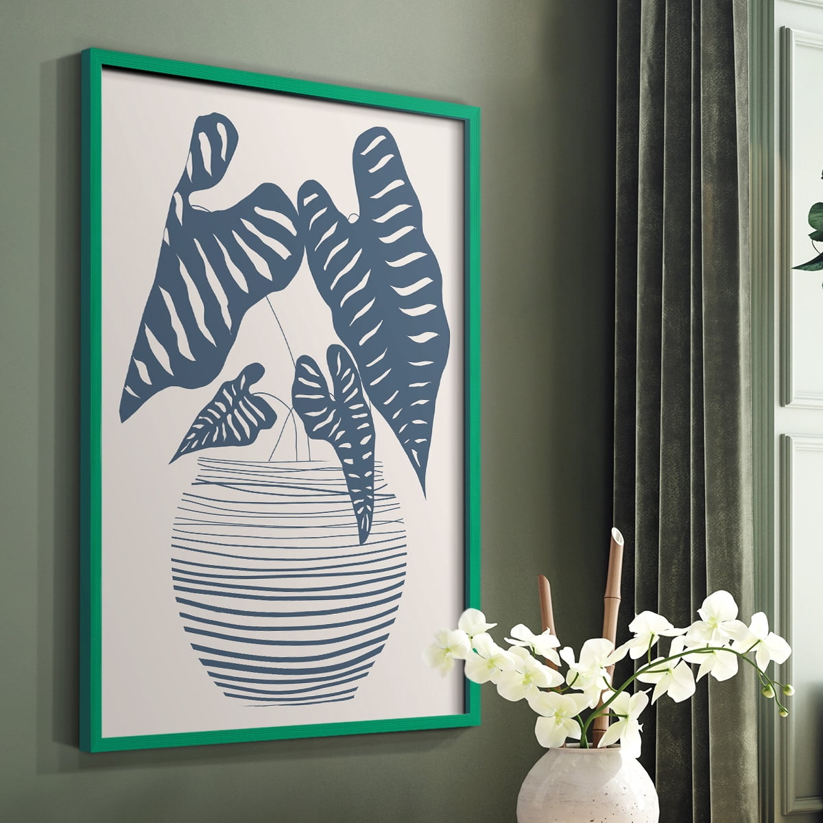 Wired in Monochrome I Framed Print - Solid Wood in Single Picture Frame Solid Wood 2 Framed Print