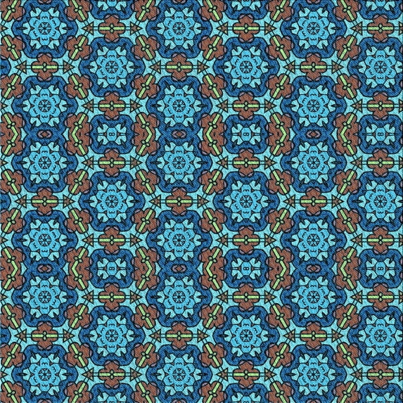 Ahgly Company Machine Washable Indoor Square Transitional Dark Gray Black Area Rugs, 6' Square