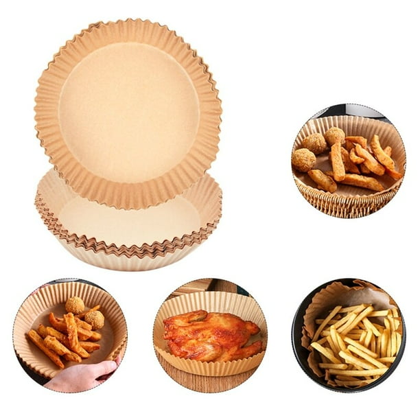 Air Fryer Disposable Parchment Liners, Food Grade Air Fryer Square Parchment Paper 50Pcs 6inch