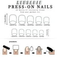 thumbnail image 3 of KUFptva Press on Nails Fake Nails Stick Glues on Nails False Nails Acrylic Nails Artificial False Nails for DIYS Nails Designs, 3 of 7