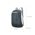 thumbnail image 3 of Cagogo Foldable Backpack, Lightweight Portable Daypack for Hiking Travel, Large Capacity Water Resistant Sports Backpack, Durable Foldable Backpack for Outdoor Camping Gym Workout, 3 of 7
