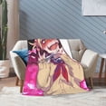 thumbnail image 6 of My Hero Academia Himiko Toga Bed Blanket Air Conditioner Quilt Ultra Soft Flannel Blanket All Season Fuzzy Blanket Reversible Fluffy Plush Blanket 50"X40", 6 of 8