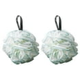 thumbnail image 1 of Shower Loofah Sponge,Exfoliating Body Bath Flowers,Bath And Bath Sponge,Set Of 2, 1 of 5