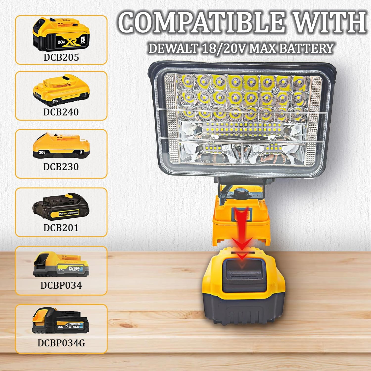 Schumacher SL26R Red Fuel Red 200 Lumen 360 LED Cordless Work