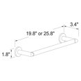 thumbnail image 2 of Motiv 0203/PC Sine Porte-serviettes 24 Po, Chrome Poli, 2 of 2