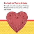 thumbnail image 3 of School Smart Paper Die-Cut Heart Lace Dolly, 6 Inches, Red, Pack of 100, 3 of 11
