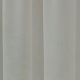 thumbnail image 2 of Curtainworks Soho Voile Indoor Curtain, Polyester Sheer Poletop Single Panel , Silver , 59"x120", Adult, 2 of 5
