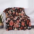 thumbnail image 4 of Throw Blanket for Couch, beautiful flowers Super Soft Fuzzy Comfy Warm Throw Blanket, Cuteness Lightweight Cozy Plush Flannel Blanket & Throws for Sofa and Bed All Season, 4 of 5