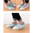 thumbnail image 1 of 100pcs Shoes Covers Outdoor Riding Shoe Protectors Elastic Overshow use shoe cover Boot Single Use Covers, 1 of 9