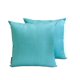 thumbnail image 1 of Funda de almohada lumbar de lujo HomeCentric, color verde mar, paquete de 2, 30 x 55 cm (12 x 22 pulgadas), funda de almohada rectangular lisa y lisa de seda artística, estilo moderno liso - Lujo, 1 of 5