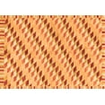 thumbnail image 1 of Ahgly Company Indoor Rectangle Abstract Orange Modern Area Rugs, 5' x 7', 1 of 4