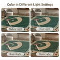 thumbnail image 7 of ODIKA Green Baseball Field Design Featuring Diamond Shape And Border Flags Low Profile Flatwoven for Great Room, Indoor Open Concept, Large Living, 7 of 7