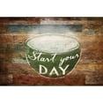 thumbnail image 3 of OnRei 14x11 Black Modern Framed Museum Art Print Titled - Start Your Day, 3 of 5