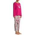 thumbnail image 2 of Secret Treasures Women’s and Women’s Plus Long Sleeve Plush Pajama Set, 2 of 7