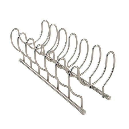 

HYKE Diversied Euro Lid Organizer Plate Rack Lid Holder Rounded Satin Nickel