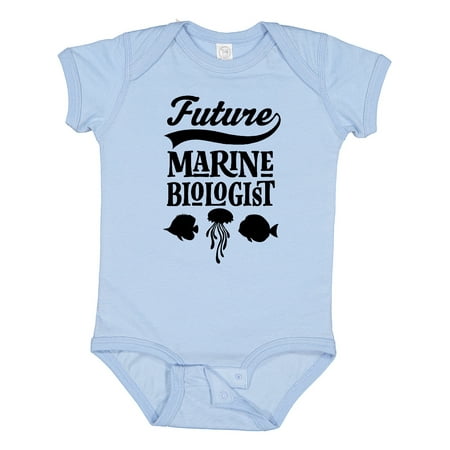 

Inktastic Future Marine Biologist Childs Gift Baby Boy or Baby Girl Bodysuit