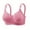 Hot Pink, variant on HOMBOM Full-Figure Bras for Women Unlined Comfort Soft Cup Brassiere Comfort Pink Wireless Bras 46D