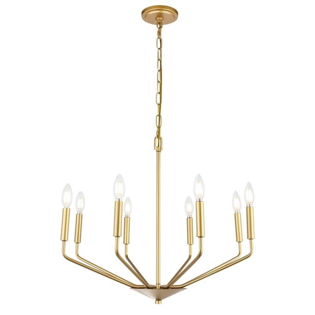 Living District LD8031D25BR Pendentif en Laiton Léger 8