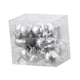 thumbnail image 2 of 12 adornos navideños con forma de corazón para árbol de Navidad, bolas navideñas, colgantes con dijes Plata, 2 of 9