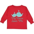 thumbnail image 3 of Inktastic My Nonna Loves Me Boys or Girls Long Sleeve Toddler T-Shirt, 3 of 5