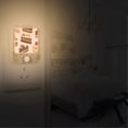 thumbnail image 2 of Yayeee 2-Pack Plug in LED Night Lights with Light Sensors Motion Detectors, White Cakes Pattern, 2 of 7