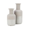 thumbnail image 1 of Imax 16380-2 Vases Beau&44; Gris - Lot de 2, 1 of 1