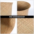 thumbnail image 4 of 1pc Decorativo Regalo Cesta Creative Soporte de almacenamiento Paja Contenedor de ramo de paja, 4 of 6