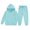 Z145 Mint Green, variant on Likimi Toddler Child Girls 2 Piece Outfit Hearts Print Hooded Pocket Long Sleeve Sweatshirt With Pants Spring Autumn Fashion Clothes Set Black Size 2-3 Years