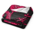 thumbnail image 2 of Suny A Cortland Logo Fleece Blanket, Very Soft Microfiber Flannel Blanket for Couch Warm and Cozy for All Seasons, Black, 2 of 6