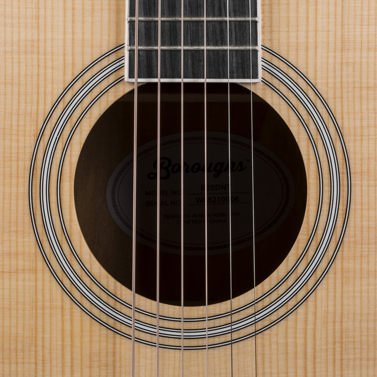 Boroughs B20DNT Beginner Dreadnought Acoustic Guitar Pack, Natural