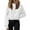 506_White, variant on Women's Hoodies & Sweatshirts Cropped For Women Lightweight Long Sleeve Hooded Sweatshirt With Pocket 2025 Fall Trendy Outfits, Women's Hoodies & Sweatshirts M