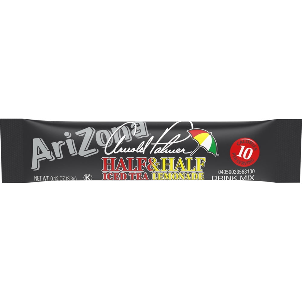 Arizona Arnold Palmer Half & Half Iced Tea Lemonade Drink Mix, 1.16 OZ, 12-Pack