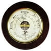 Cherry Wood Barometer and Thermometer QGP9949