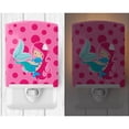thumbnail image 2 of Caroline's Treasures BB8819CNL Beach Mermaid Pink Ceramic Night Light, 6x4x3", multicolor, 2 of 2