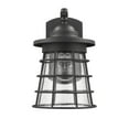 thumbnail image 4 of Lighting DAMON Transitional 1 Light Textured Black Outdoor Wall Sconce 11" Tall, 4 of 4