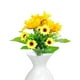 thumbnail image 5 of Ramo de Girasoles Simulados para Decoración Navideña, Flores Decorativas Simuladas para Patio Al Aire Libre, 5 of 7