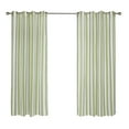 thumbnail image 2 of Essen Stripe Indoor/Outdoor Grommet Curtain Panel 54" x 96" in Green, 2 of 4