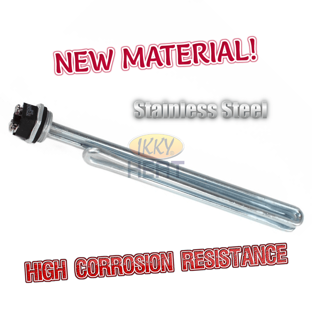 IKKY HEAT, Heating Element HE9K240VSS, 9000W-240V, Compatible with Bostemp, EcoSmart, Eemax, iHeat, Rheem, Richmond, Titan Water Heaters, Stainless Steel Material