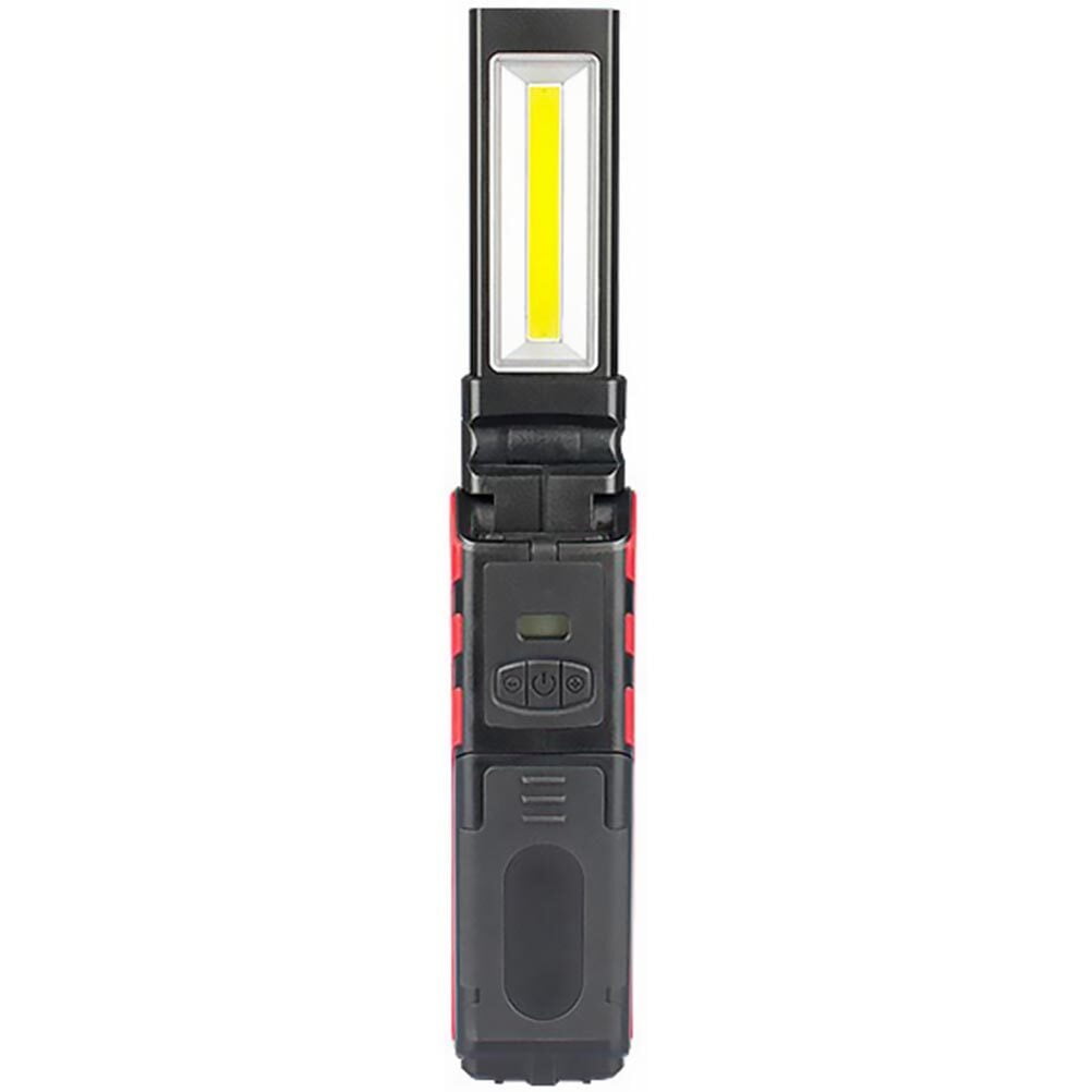 Hemoton 1 Set LED Mechanic Light Rechargeable COB Work Light Inspection Flashlights