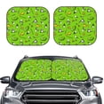 thumbnail image 2 of Balery Golf Sport Club Parasol para parabrisas de coche de 2 piezas | Parasol plegable para parabrisas delantero de coche para la mayoría de sedanes-Small, 2 of 6
