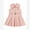 Pink, variant on Denim Dress for Girls Western Blue Jean Dresses with Belted Button Up Sleeveless Casual Sundress Size 2-3Y
