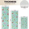 thumbnail image 4 of Pioneer Flower Floral Print Pattern Kitchen Rugs Sets Of 3,Kitchen Runner Rugs Non Skid Washable,Decorative Kitchen Floor Mats for Kitchen,Sink,Laundry,17X30 Inch + 17X47 Inch + 17X59 Inch, 4 of 6