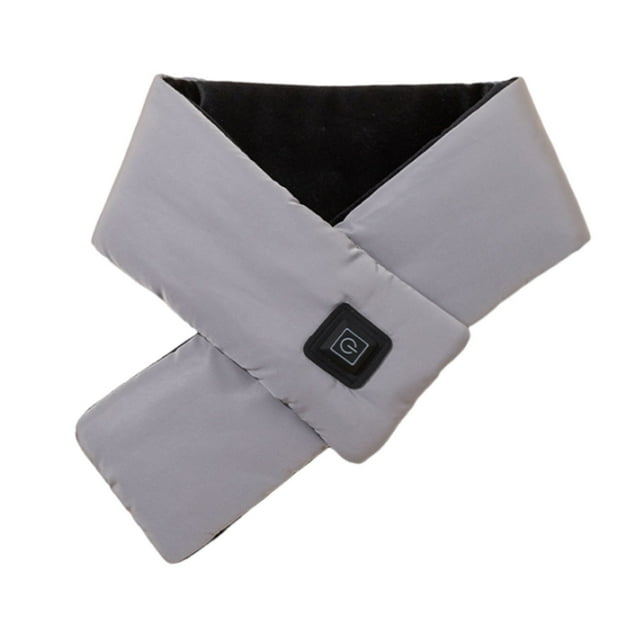Bufanda calefactora inteligente para mujer, con carga USB, cálida y protectora de cuello para invierno