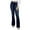 Dark Blue, variant on Idoravan Jeans for Women Clearance under $5 Womens Jeans Flare Legs Clearance Fashion Women Button High Waist Pocket Trousers Flares Pants
