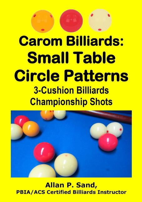 Carom Billiards Small Table Circle Patterns 3 Cushion Billiards