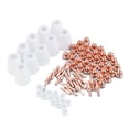 thumbnail image 1 of Rdeghly 75Pcs Welding Nozzle Ceramic Contact Tip For ‑40/PT‑31 Cutting Torch, 1 of 8