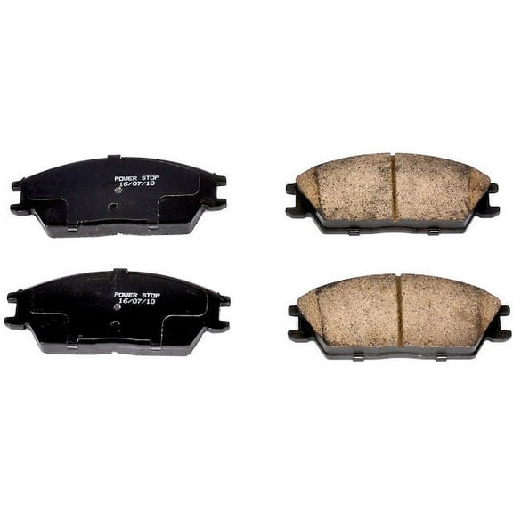 Front Brake Pad Set - Compatible with 1991, 1993 - 1995 Hyundai Scoupe 1994