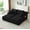 Black, variant on Kosynda 71"W Oversized Chaise Lounge Chair Indoor with Cup Holders, Side Bags and Upholstered Corduroy for Living Room, No Assembly Required, Orange