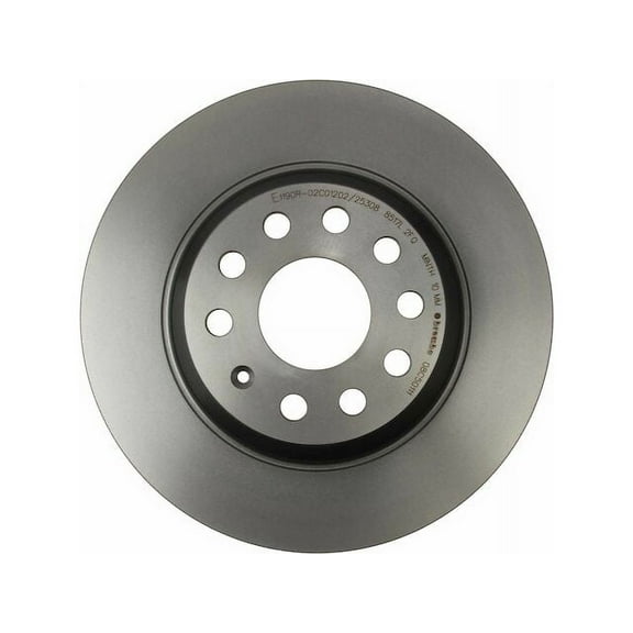 Rear Brake Rotor - Compatible with 2018 - 2022 Volkswagen Tiguan 2019 2020 2021